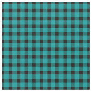 Tissu Turquoise / Aqua Buffalo Country Lumberjack Plaid