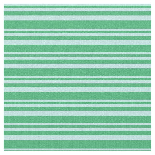 Tissu Turquoise et Motif vert mer (Fermer)