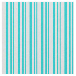 Tissu Turquoise foncé et Motif Lavande