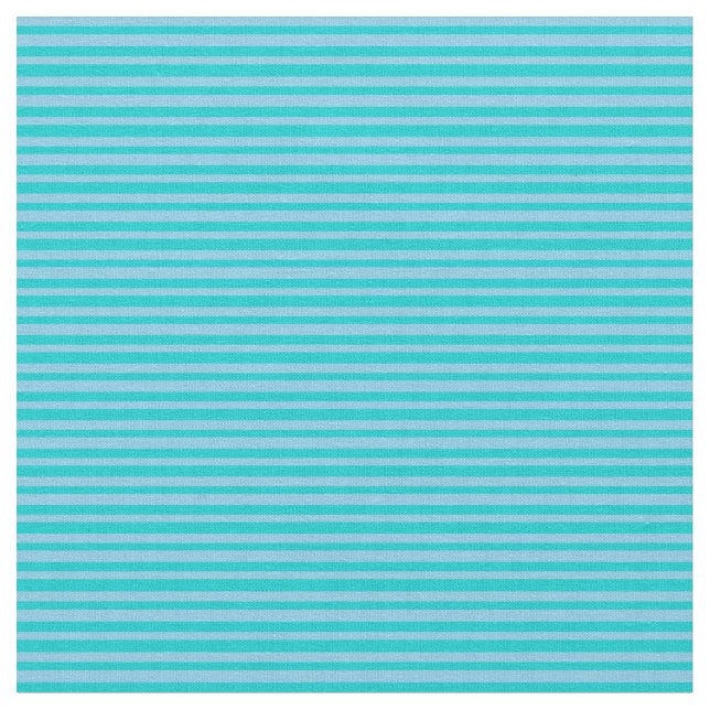 Tissu Turquoise foncée et bande bleu ciel (Fermer)