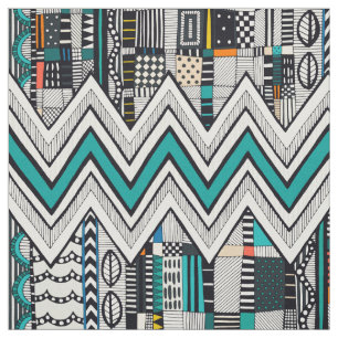 Tissu turquoise SPARRE