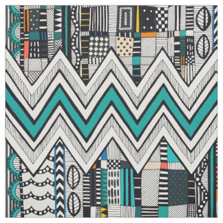 Tissu turquoise SPARRE