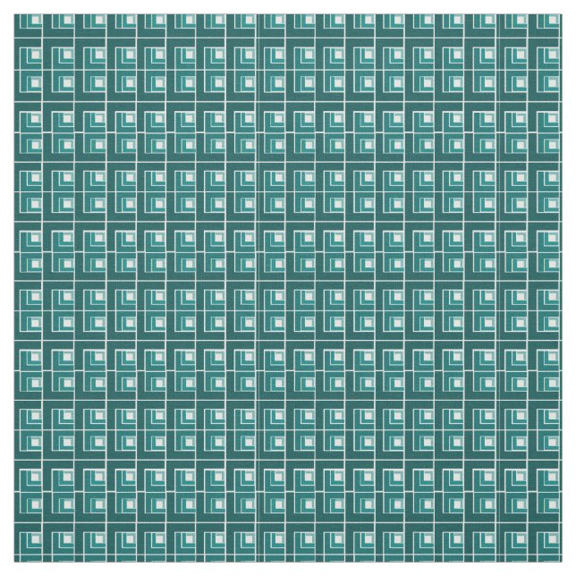 Tissu Turquoise Topsy Turvy (Échantillon)