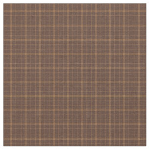 Tissu Tweed orange et Brown