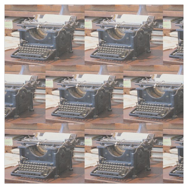 Tissu Typographie antique (Échantillon)