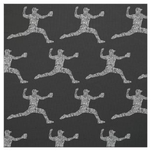 Tissu Typographie de l'art Word du baseball