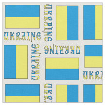 Ukraine et drapeau ukrainien