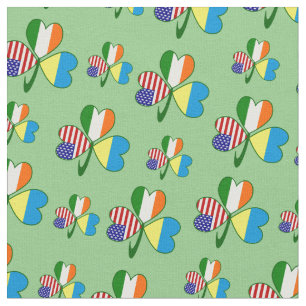 Tissu Ukraine Irlande États-Unis Trèfle Drapeau Personna
