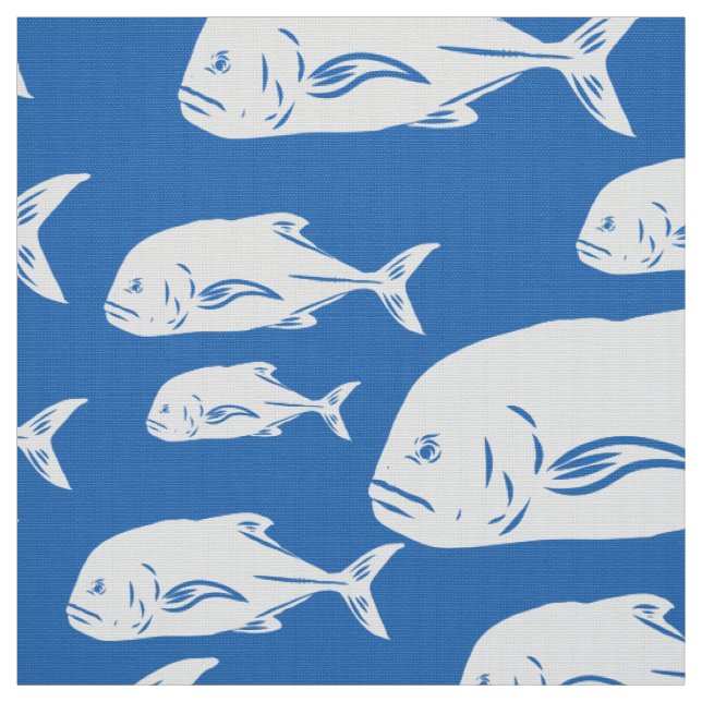 Tissu Ulua et papio motif (Échantillon)