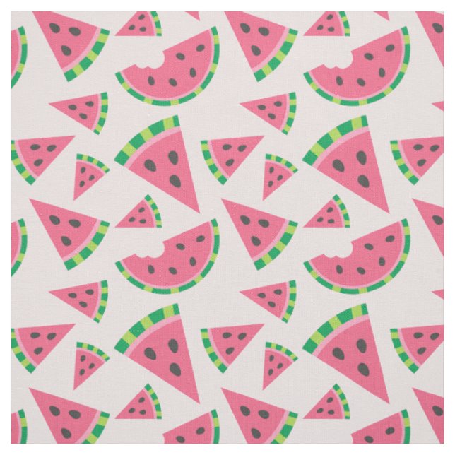 Tissu Un dans Melon Watermelon Slices & Blush Pink (Échantillon)