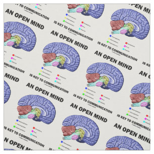 Tissu Un esprit ouvert est principal au cerveau de