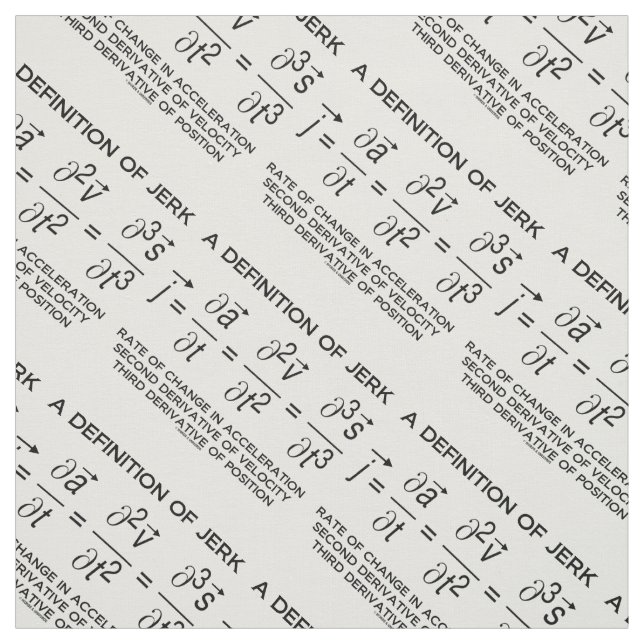 Tissu Un Humour De Geek D'Équation De La Physique De Jer (Échantillon)