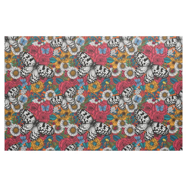 Tissu Un jardin coloré (Fat Quarter)