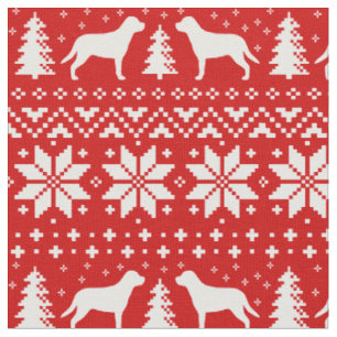 Tissu Un plus grand rouge suisse de motif de Noël de