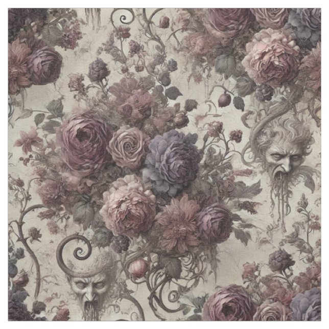 Tissu Une Délicate Répulsion - Carreau Gothique (Échantillon)