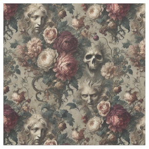 Tissu Une floraison à tenir - Carrelage classique gothiq