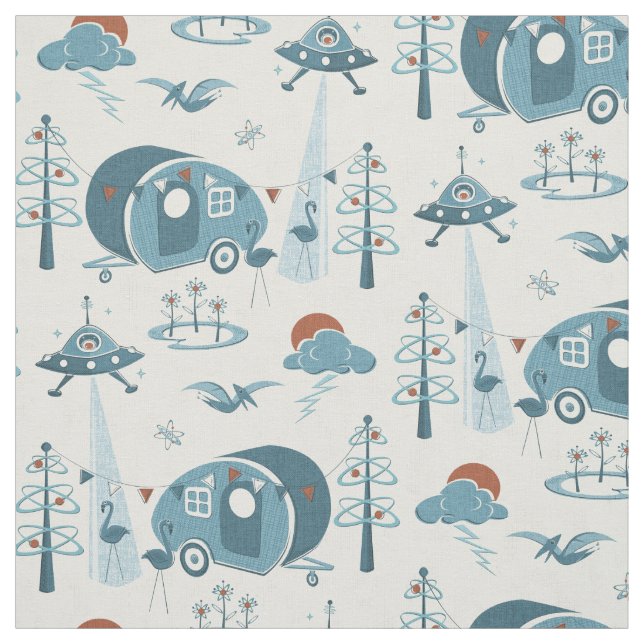 Tissu Une Invasion De Camping ! (Échantillon)