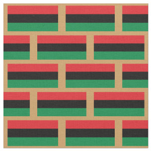 Tissu Unia Flag Fabric et drapeau panafricain mode/or