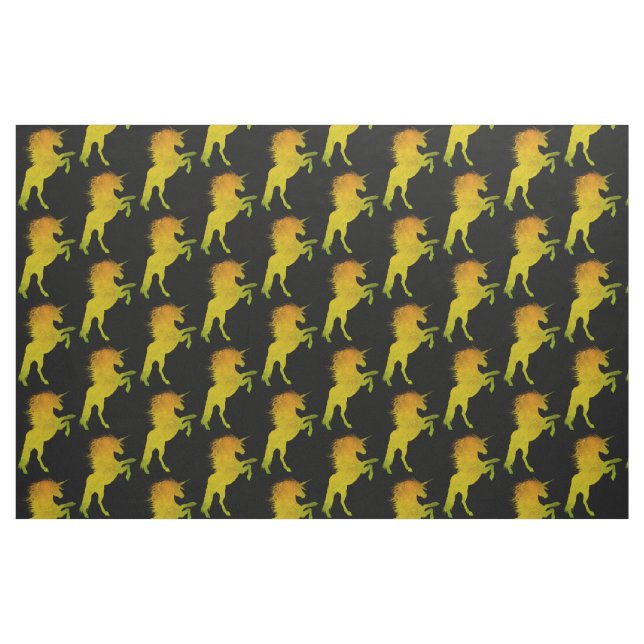 Tissu Unicorne Gold Grunge (Fat Quarter)