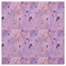 unicorne rose et violet et design d'étoile -