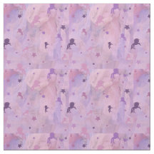 unicorne rose et violet et design d'étoile -