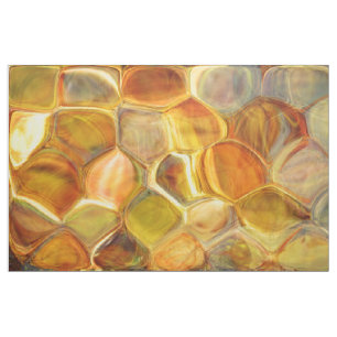 Tissu Unique Honeycomb Art Abstrait