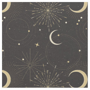 Tissu univers mystique de l'espace