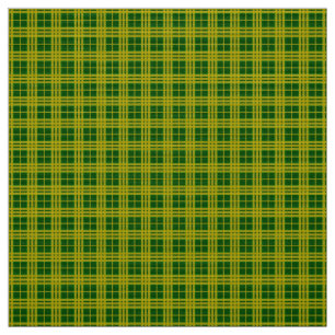 Tissu Université d'État du Dakota du Nord Bison Tartan
