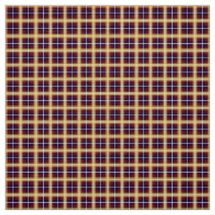 Tissu Université Winthrop Tartan