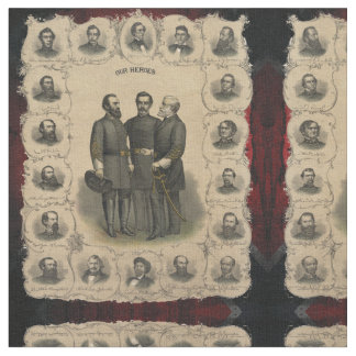 Tissu 🏛️ USA Guerre civile Héros Histoire