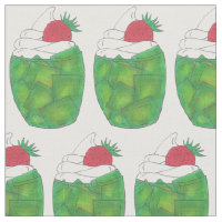 UTAH Green Gelatin Dessert Parfait fraise
