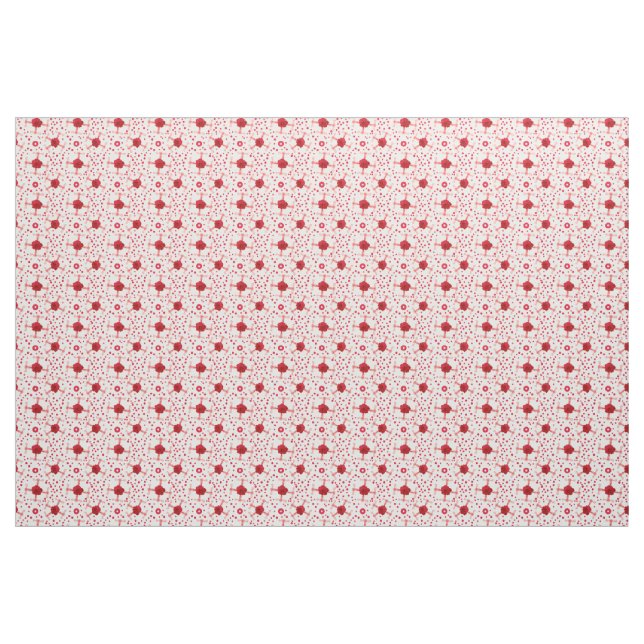 Tissu UterRoses - motif croisé rose de répétition (Yard)