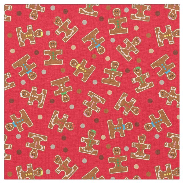 Tissu Vacances d'hommes de puzzle de gingembre de (Fermer)
