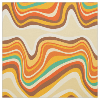 Tissu vague rétro