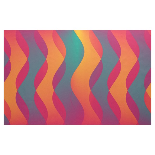 Tissu Vagues douces colorées + vos idées (Yard)