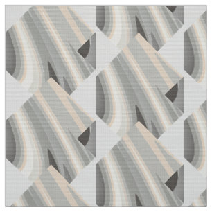 Tissu vagues rose gris jaune