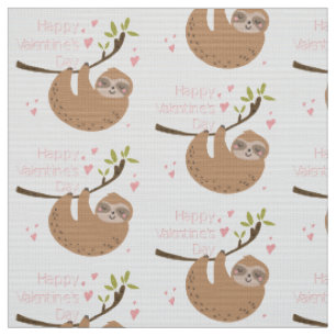 Tissu valentines rose heureux jour paresse