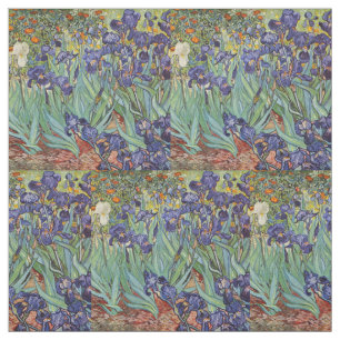 Tissu Van Gogh Irises Peinture impressionniste