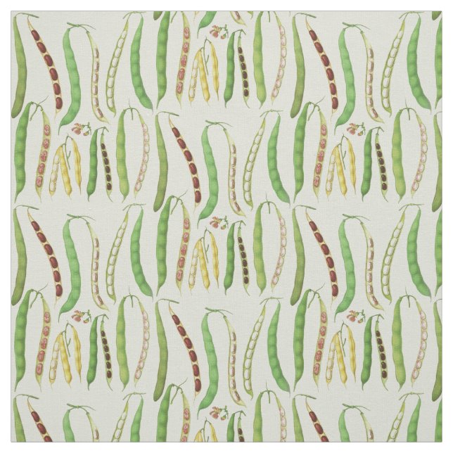 Tissu Variétés d'haricot d'Ernst Benary (Échantillon)