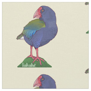 Tissu Vector takahe New Zealand Bird