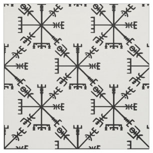 Tissu Vegvísir (Viking Compass)