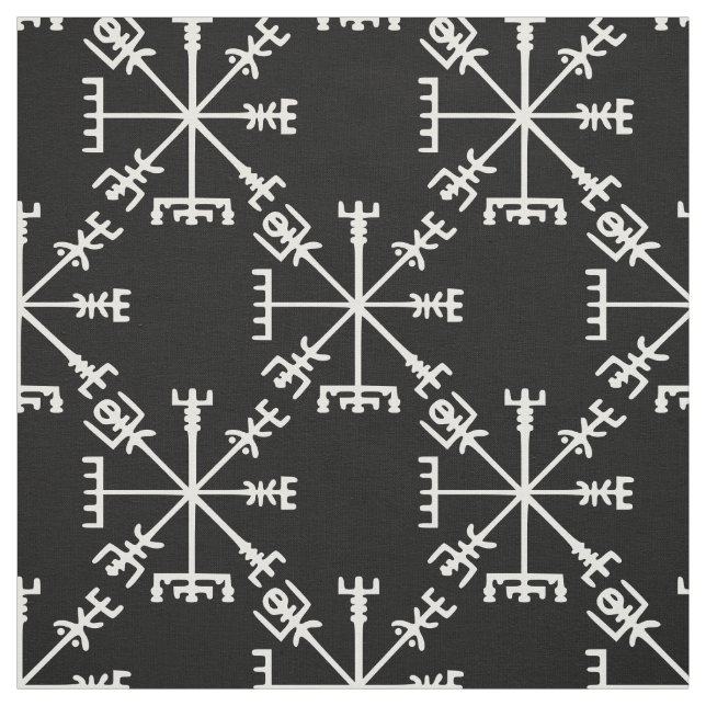 Tissu Vegvísir (Viking Compass) (Échantillon)