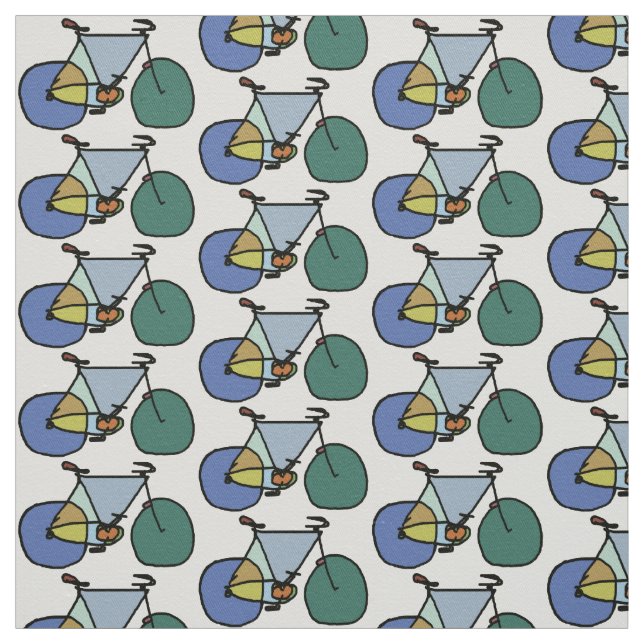 Tissu vélo - vélo + vélo (Échantillon)