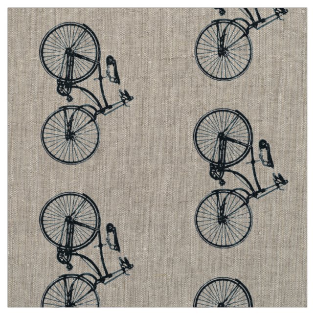 Tissu Vélo vintage Moderne Rétro (Échantillon)