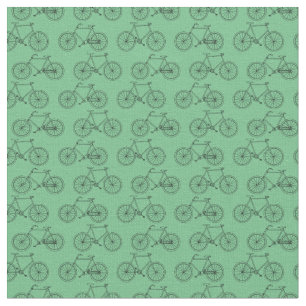 Tissu Vélos classiques illustrés CUSTOM BG COULEUR