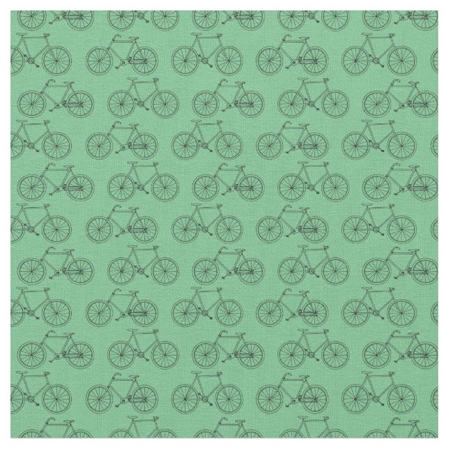 Tissu Vélos classiques illustrés CUSTOM BG COULEUR (Fermer)