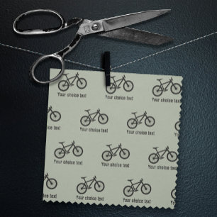Tissu Vélos de montagne - Motif à vélo sur tout arrière 
