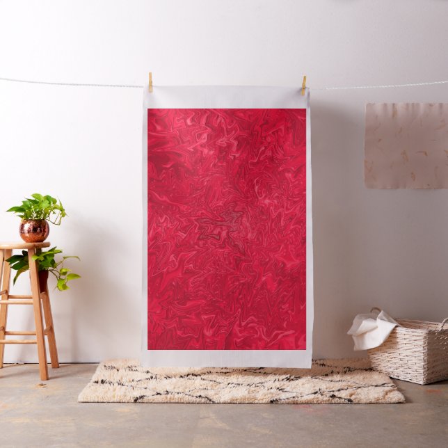 Tissu velours rouge.... (In Situ)
