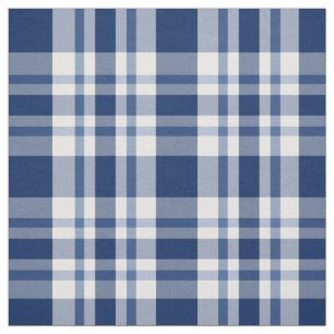 Tissu Vérification de l'assiette de buffle bleu de la Ma