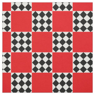 Tissu Vérification Motif moderne de courtepointe